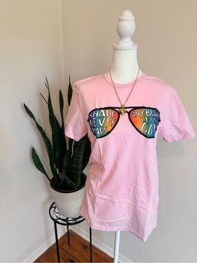 Gildan Softstyle | Pride Themed Light Pink Crewneck Tee